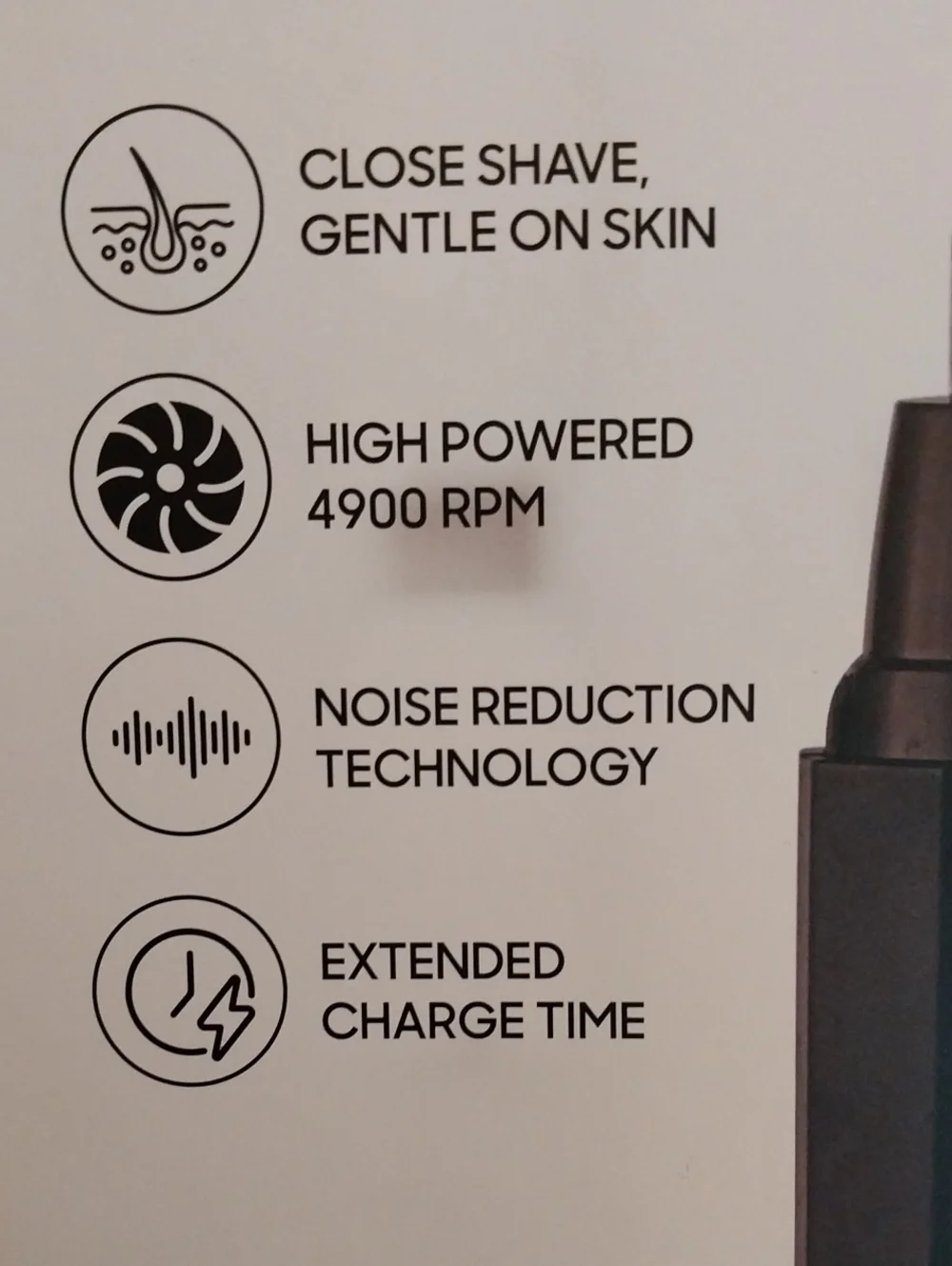 HAIR TRIMMER Cordless for ear & nose Sharper Image NEW